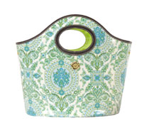 Bucket Tote - Blue and Green